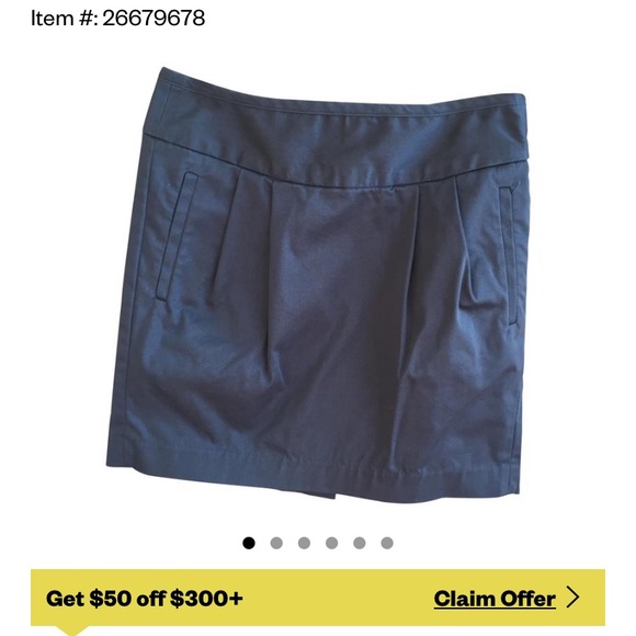 ‼️DONATED‼️Vintage Banana republic charcoal grey skirt size 2 - Picture 2 of 14